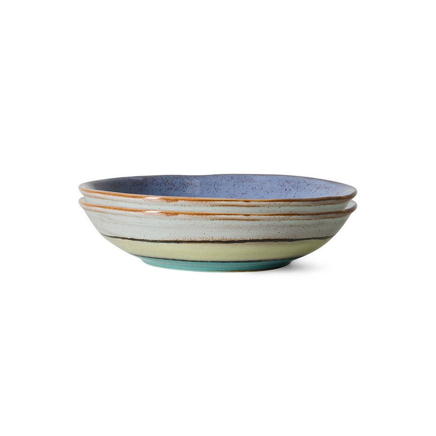 70s Ceramics – Curry Bowls, Muted (set of 2) – HKLIVING