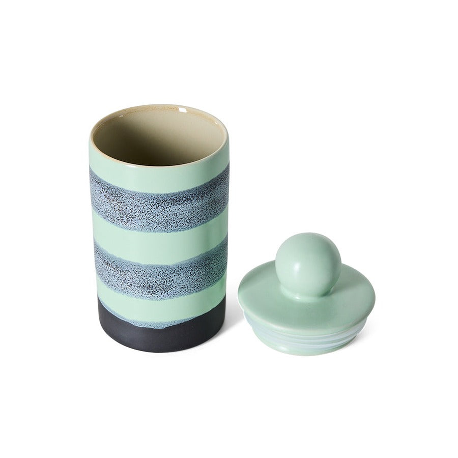 70s Ceramics – Mittlere Vorratsdose, River – HKLIVING – Ansicht 4