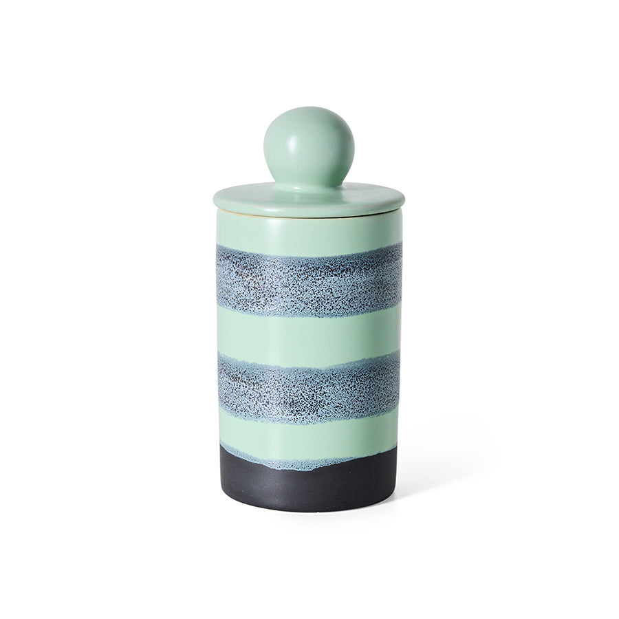 70s Ceramics – Mittlere Vorratsdose, River – HKLIVING