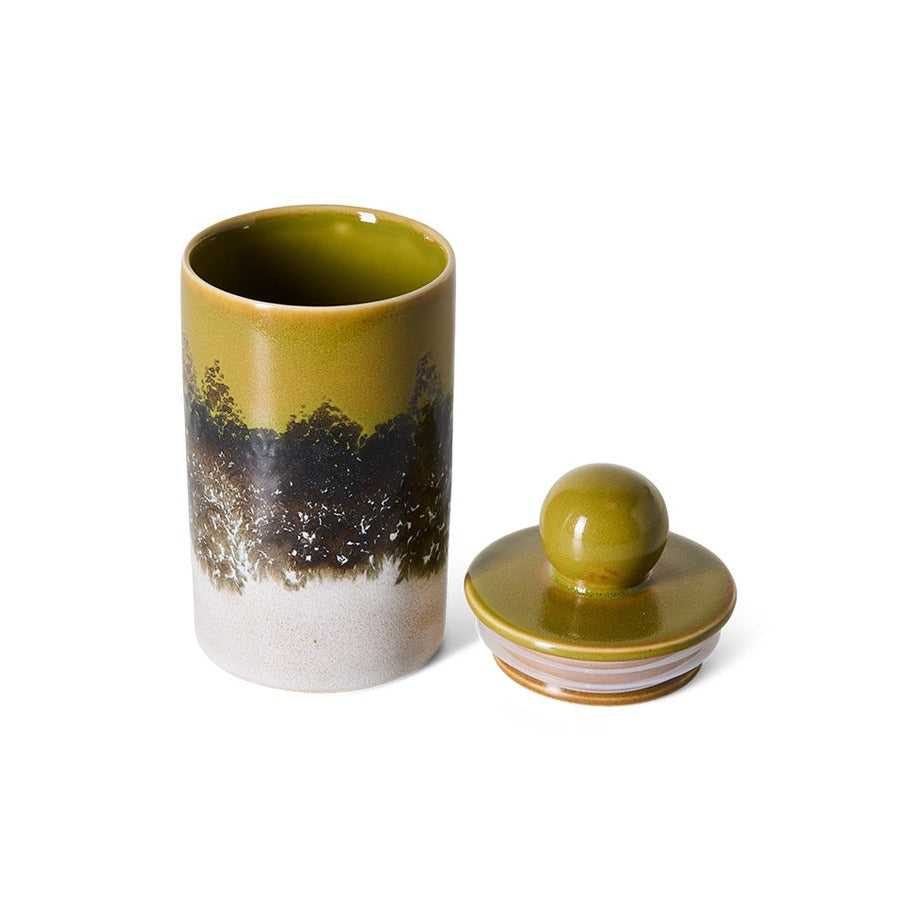 70s Ceramics – Medium Storage Jar, Truffle – HKLIVING – view 3