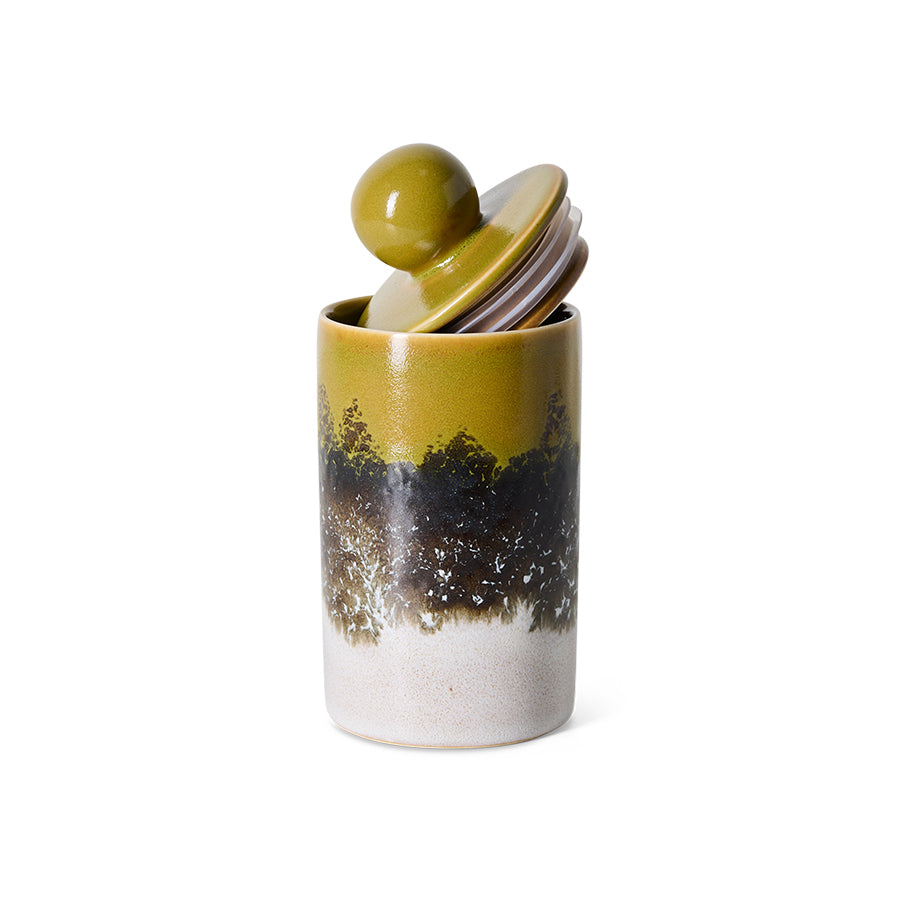 70s Ceramics – Medium Storage Jar, Truffle – HKLIVING – view 4