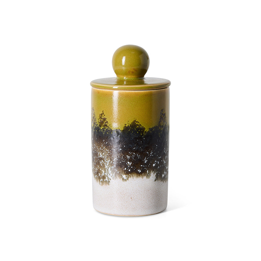 70s Ceramics – Medium Storage Jar, Truffle – HKLIVING