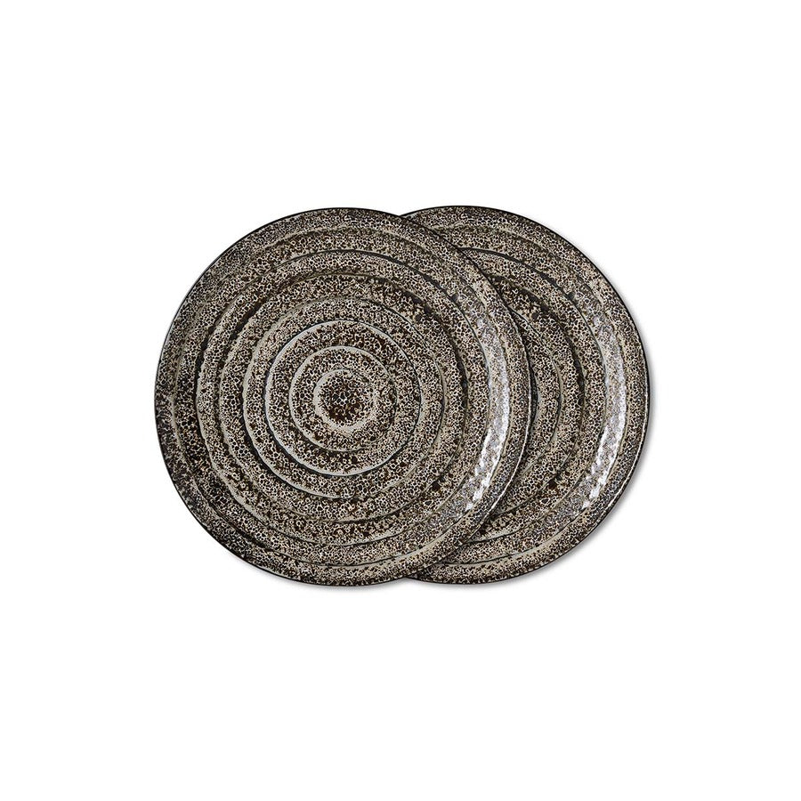 70s Ceramics – Dinner Plates, Brew (set of 2) – HKLIVING