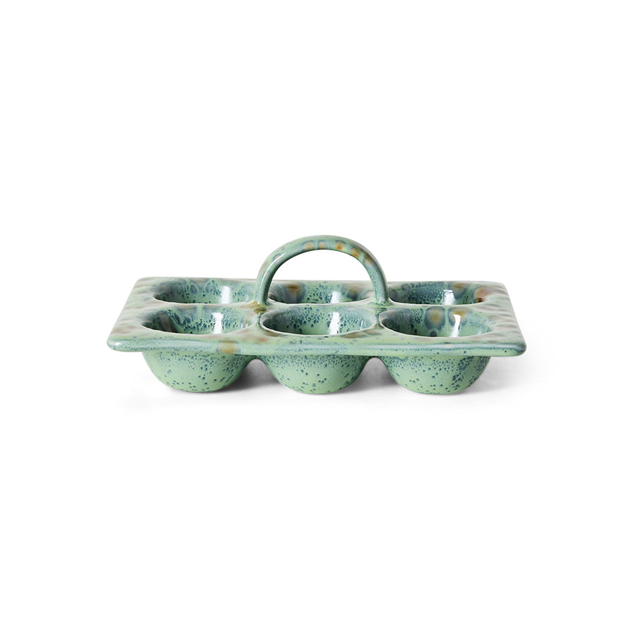 70s Ceramics – Eierplatte, Minty – HKLIVING
