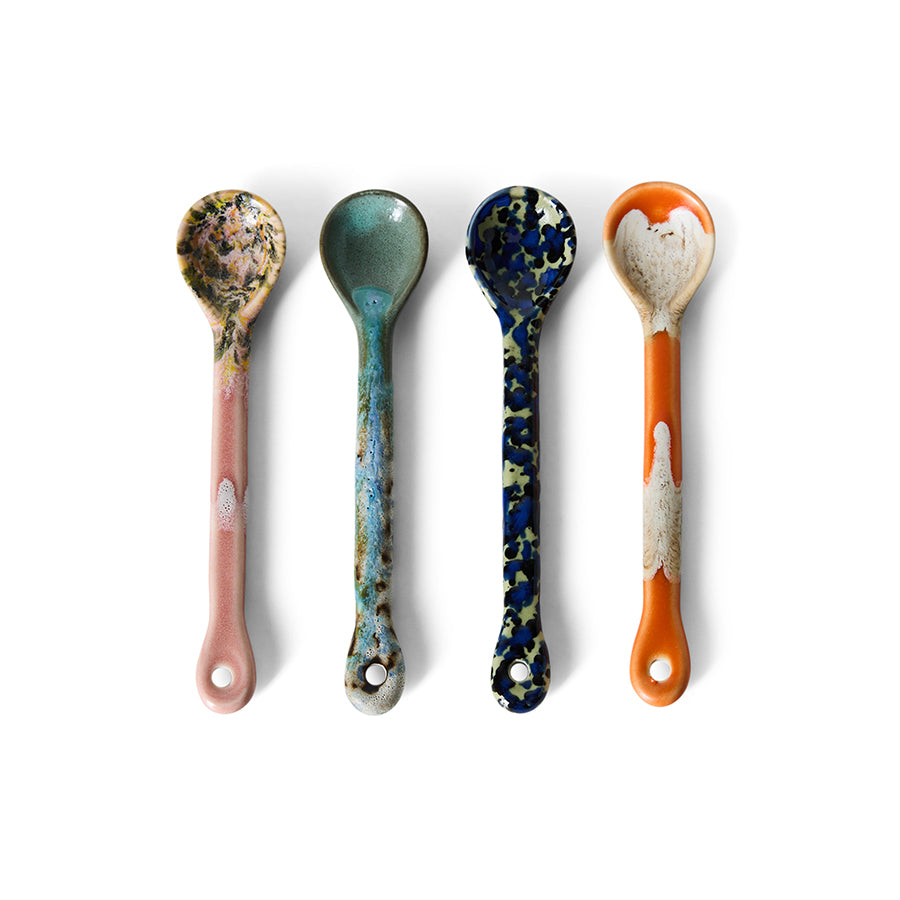 70s Ceramics – Löffel M, Joy (4-Set) – HKLIVING
