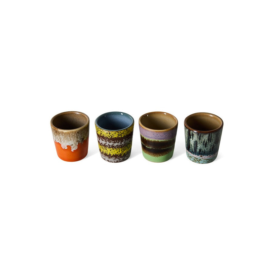70s Ceramics – Egg Cups, Bright (set of 4) – HKLIVING – view 3