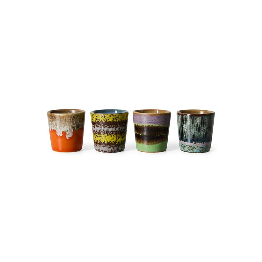 70s Ceramics – Egg Cups, Bright (set of 4) – HKLIVING