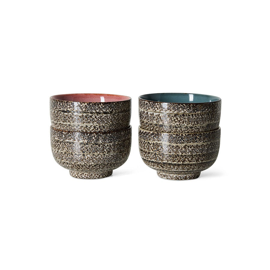 70s Ceramics – Nudelschalen, Brew Variation (4-Set) – HKLIVING