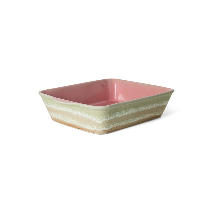 70s Ceramics – Auflaufform groß, Umber – HKLIVING – Ansicht 3