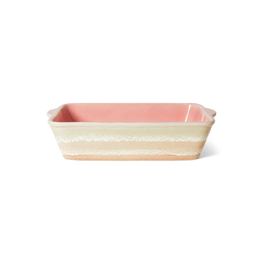 70s Ceramics – Auflaufform groß, Umber – HKLIVING