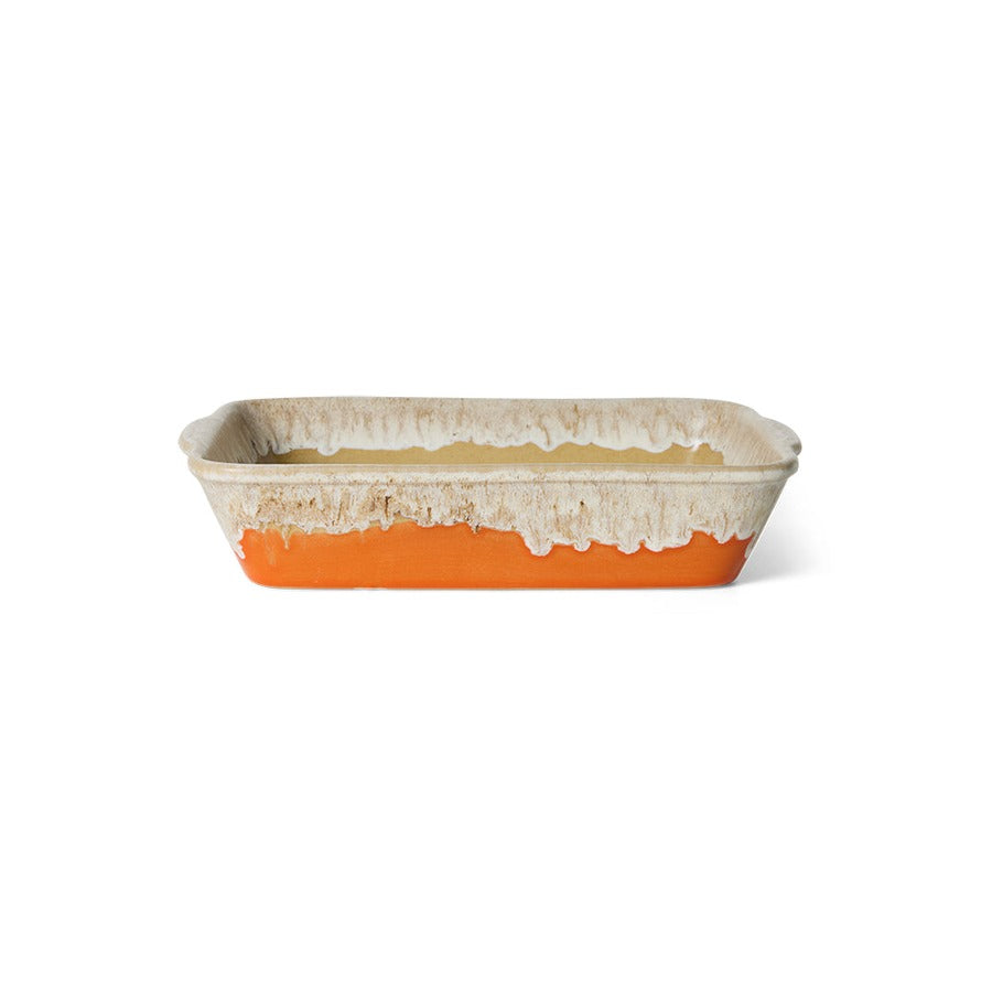 70s Ceramics – Auflaufform klein, Fierce – HKLIVING