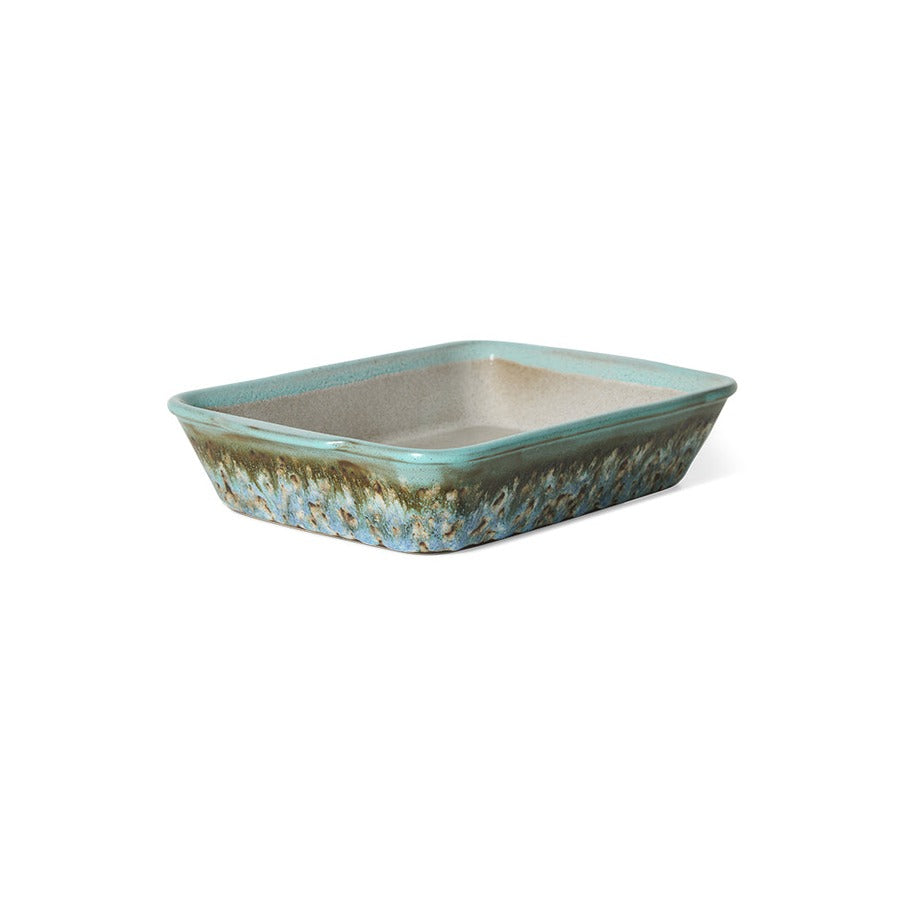 70s Ceramics – Auflaufform klein, Agave – HKLIVING – Ansicht 3