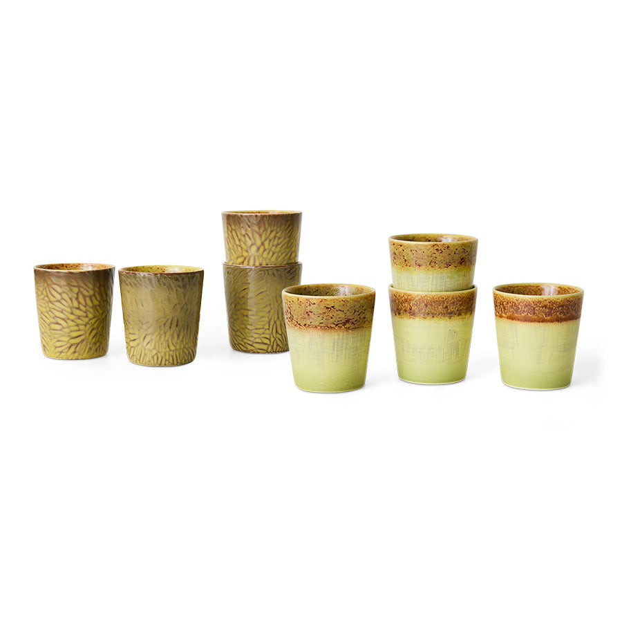 70s Ceramics: Van Gogh Coffee Mugs, Sunflowers (2er Set)