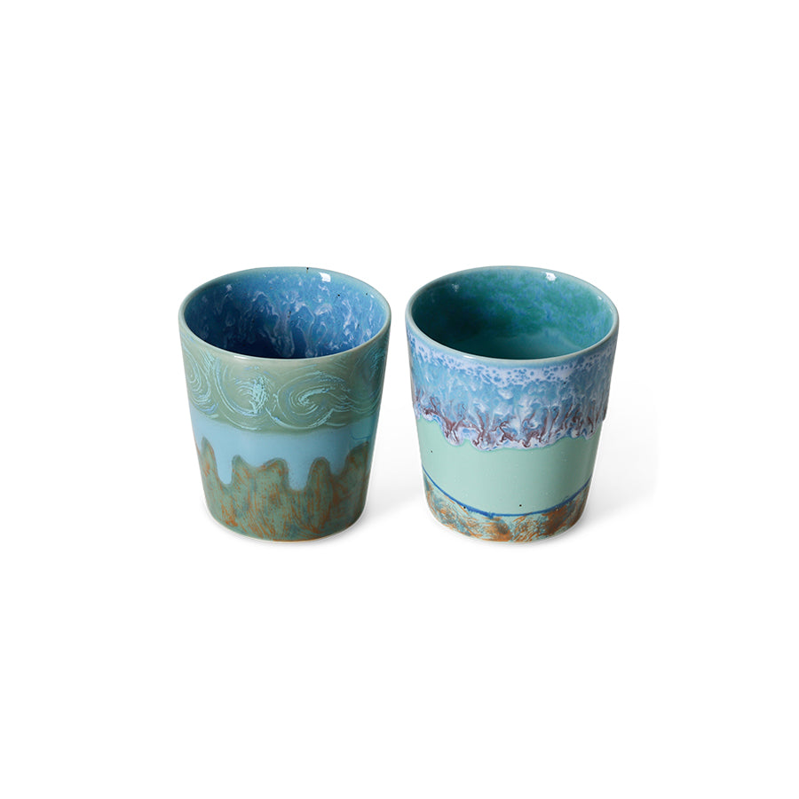70s Ceramics: Van Gogh Coffee Mugs, Self Portrait (2er Set)