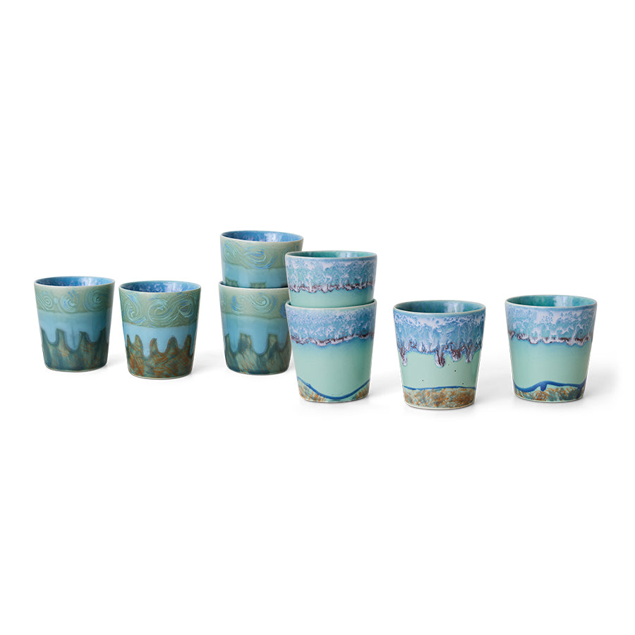 70s Ceramics: Van Gogh Coffee Mugs, Self Portrait (2er Set)