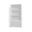 With back panel and sliding doors