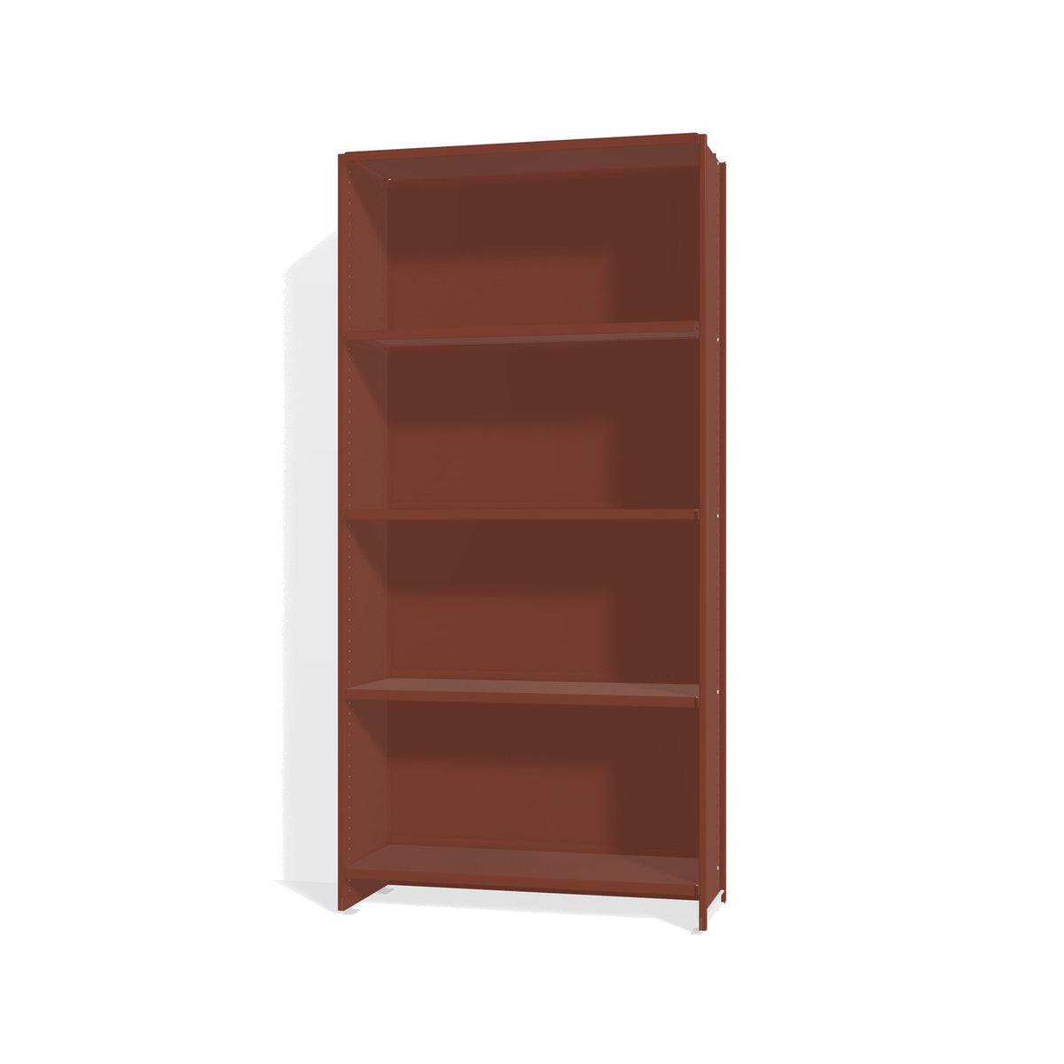 Lehni Aluminium Shelf System Bookshelf, with back panel - Pearl Copper - Lehni