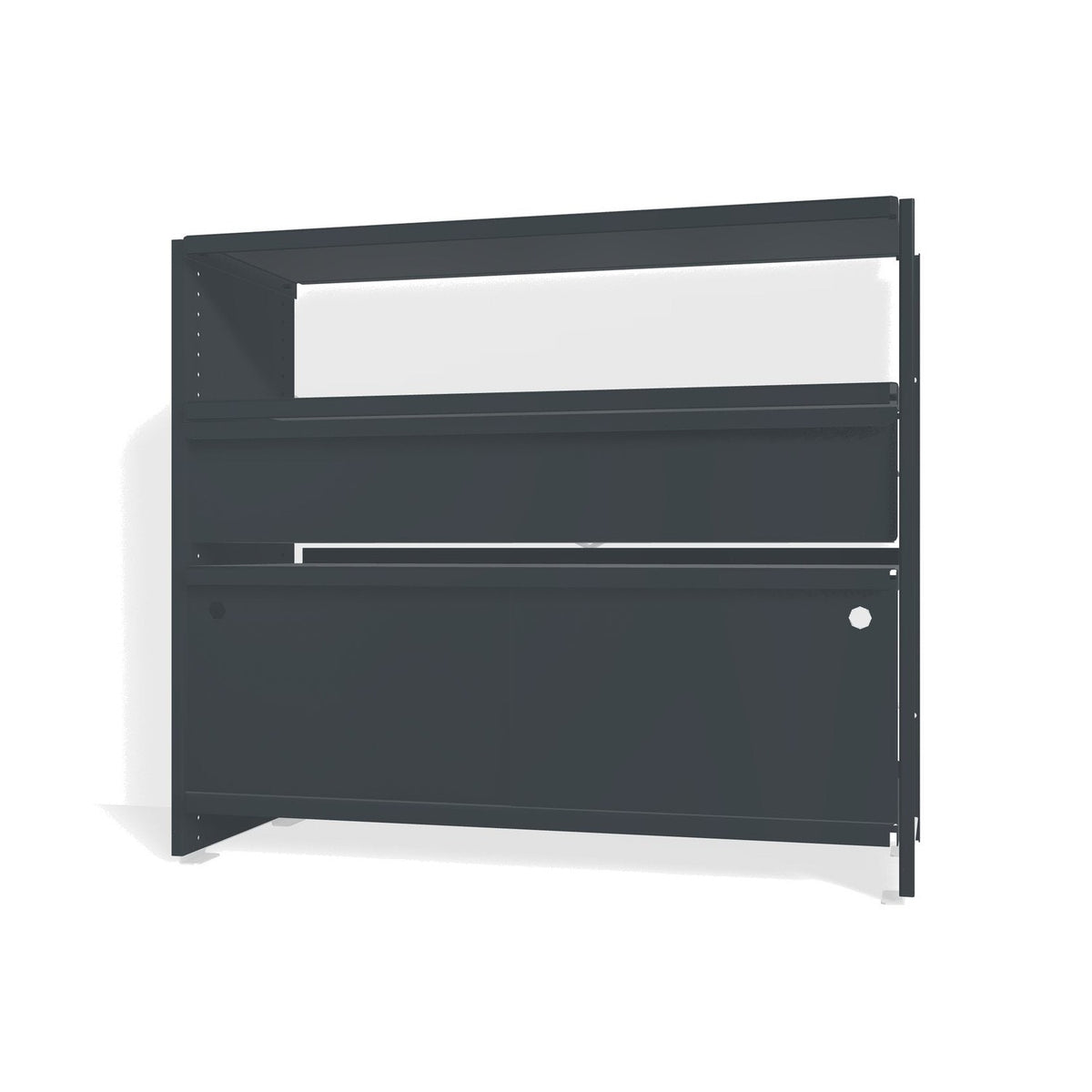Lehni Aluminium Shelf System Console in Anthracite