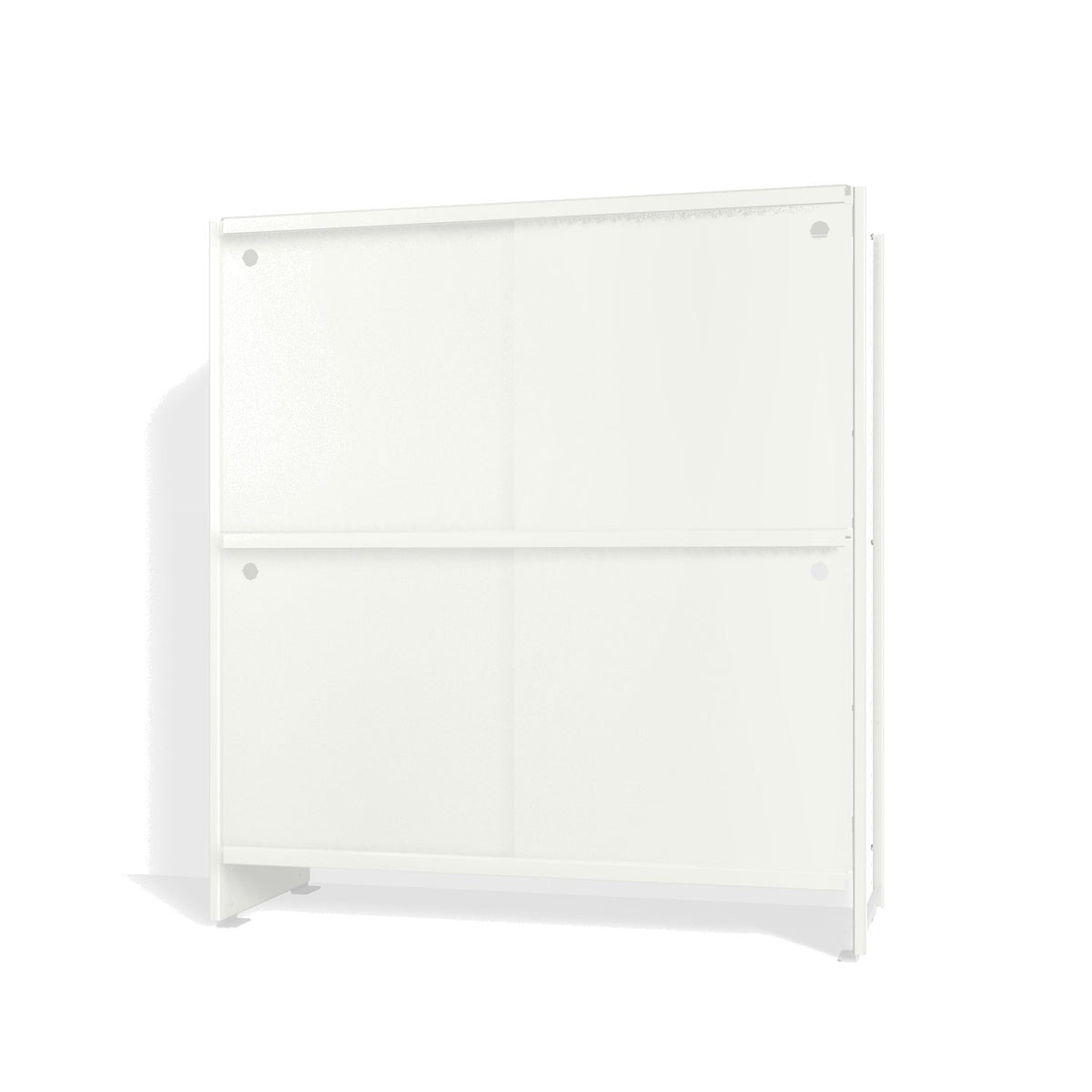 Lehni Aluminium Shelf System Highboard, with sliding doors - Signal White - Lehni