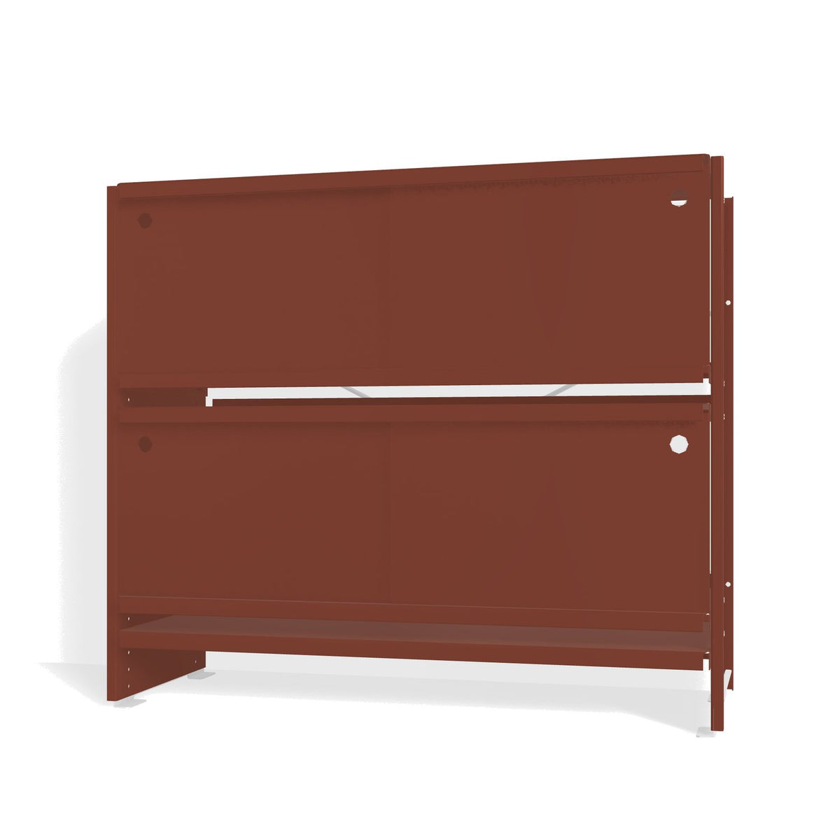 Lehni Aluminium Shelf System Lowboard, with sliding doors - Pearl Copper - Lehni