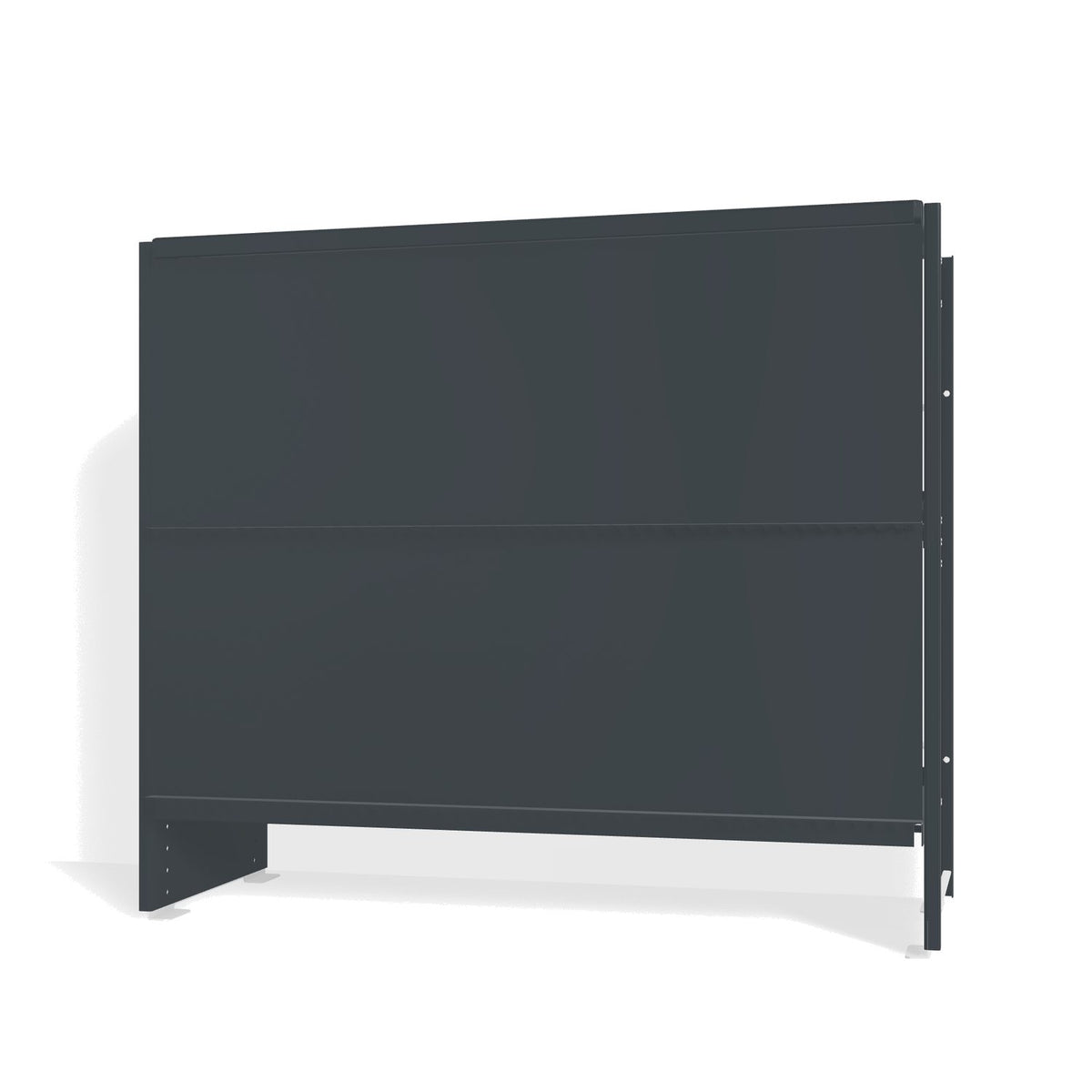 Lehni Aluminium Shelf System Lowboard, with slide-in doors - Anthracite - Lehni