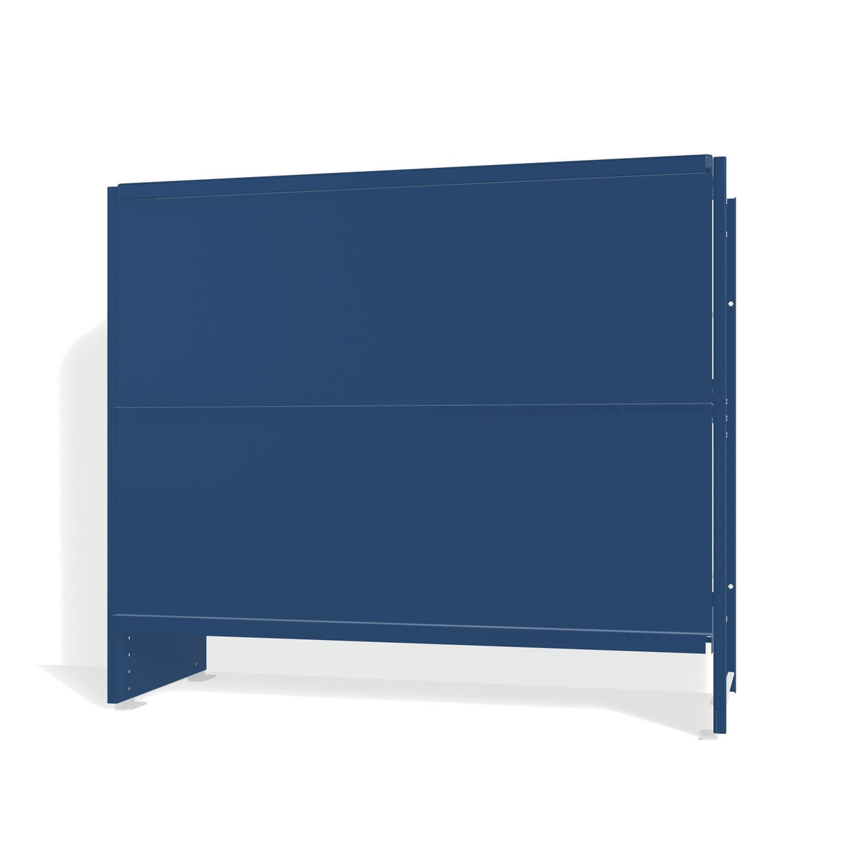 Lehni Aluminium Shelf System Lowboard, with slide-in doors - Lehni Blue - Lehni