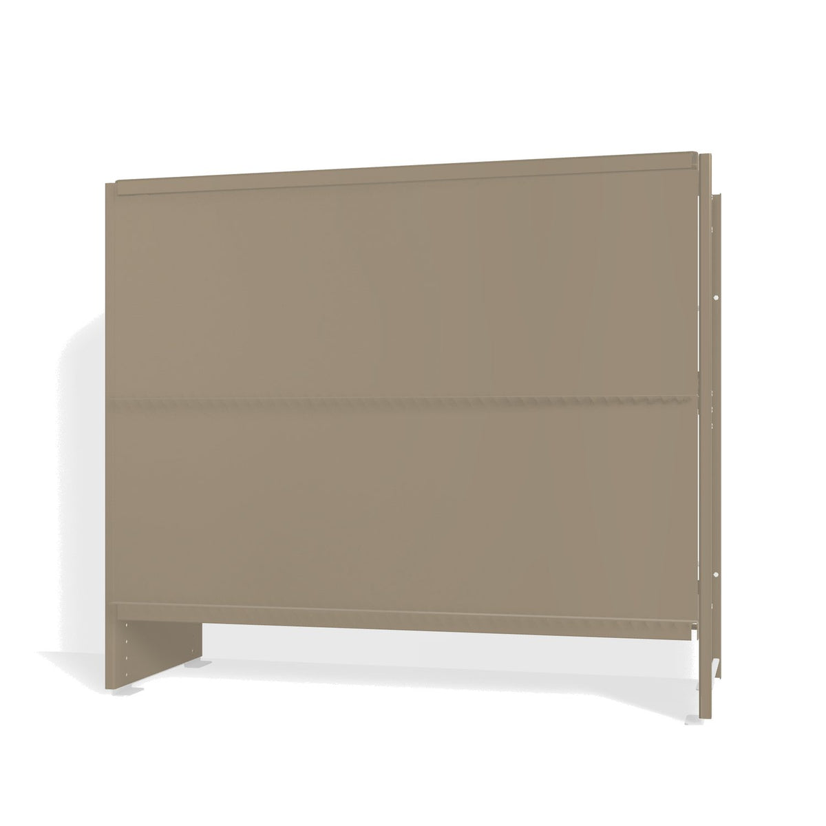 Lehni Aluminium Shelf System Lowboard, with slide-in doors - Pearl Beige - Lehni