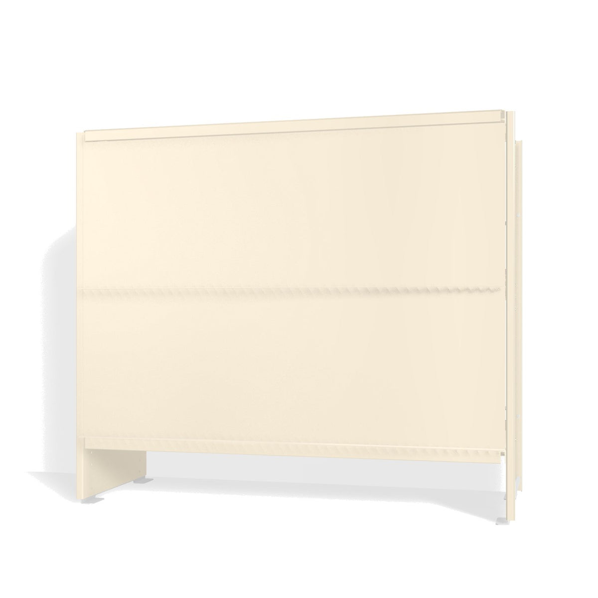 Lehni Aluminium Shelf System Lowboard, with slide-in doors - Pearl White - Lehni