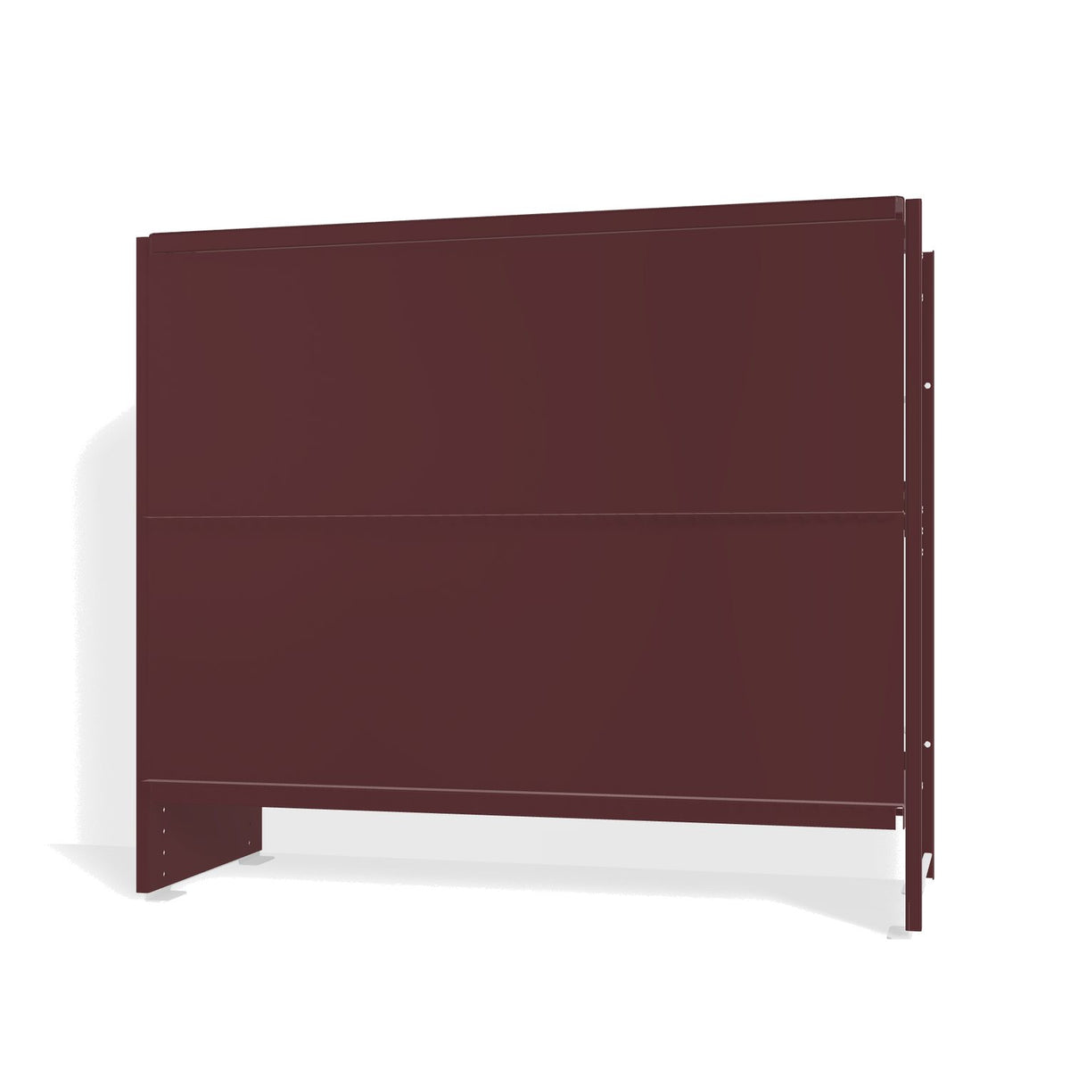 Lehni Aluminium Shelf System Lowboard, with slide-in doors - Black Red - Lehni