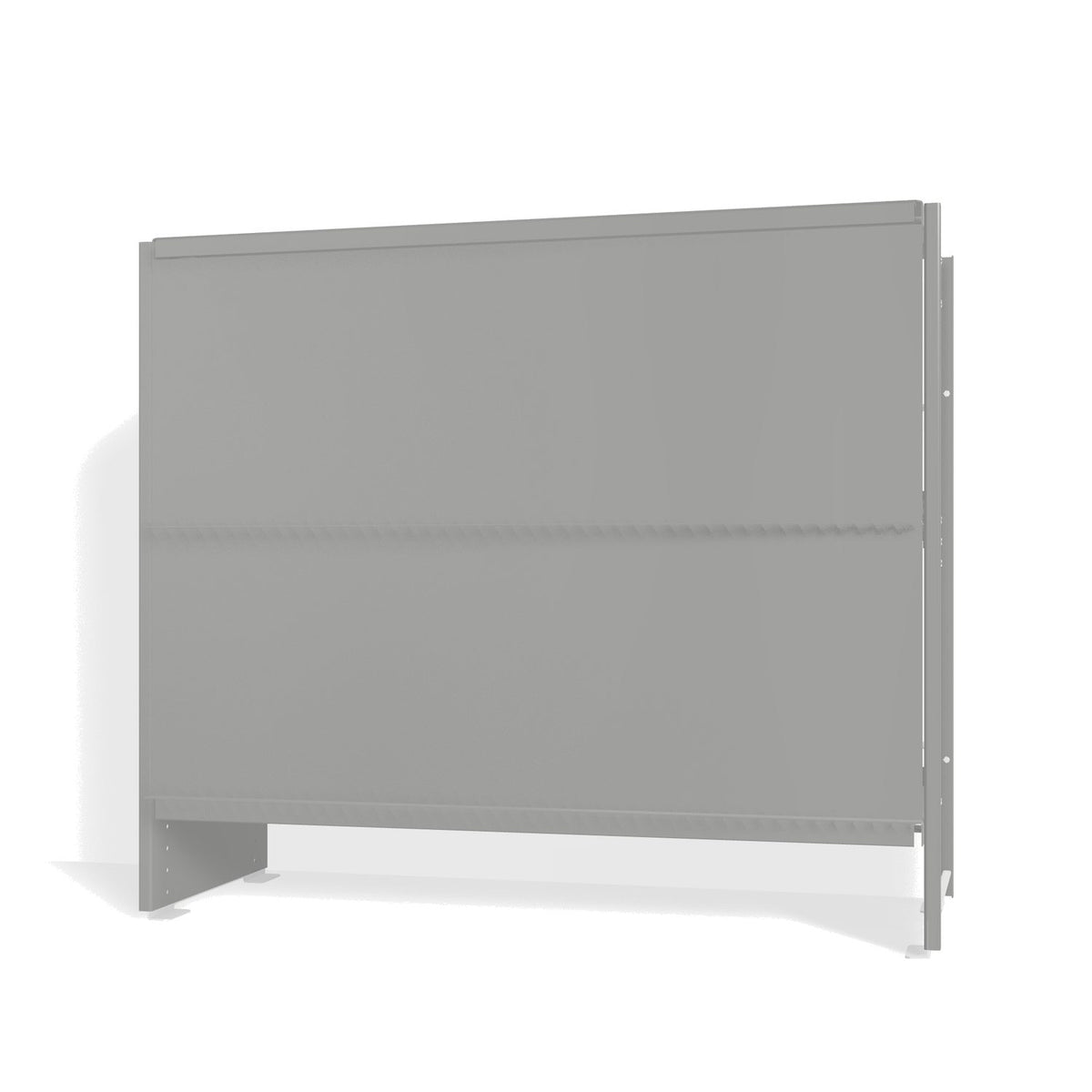 Lehni Aluminium Shelf System Lowboard, with slide-in doors - White Aluminum - Lehni