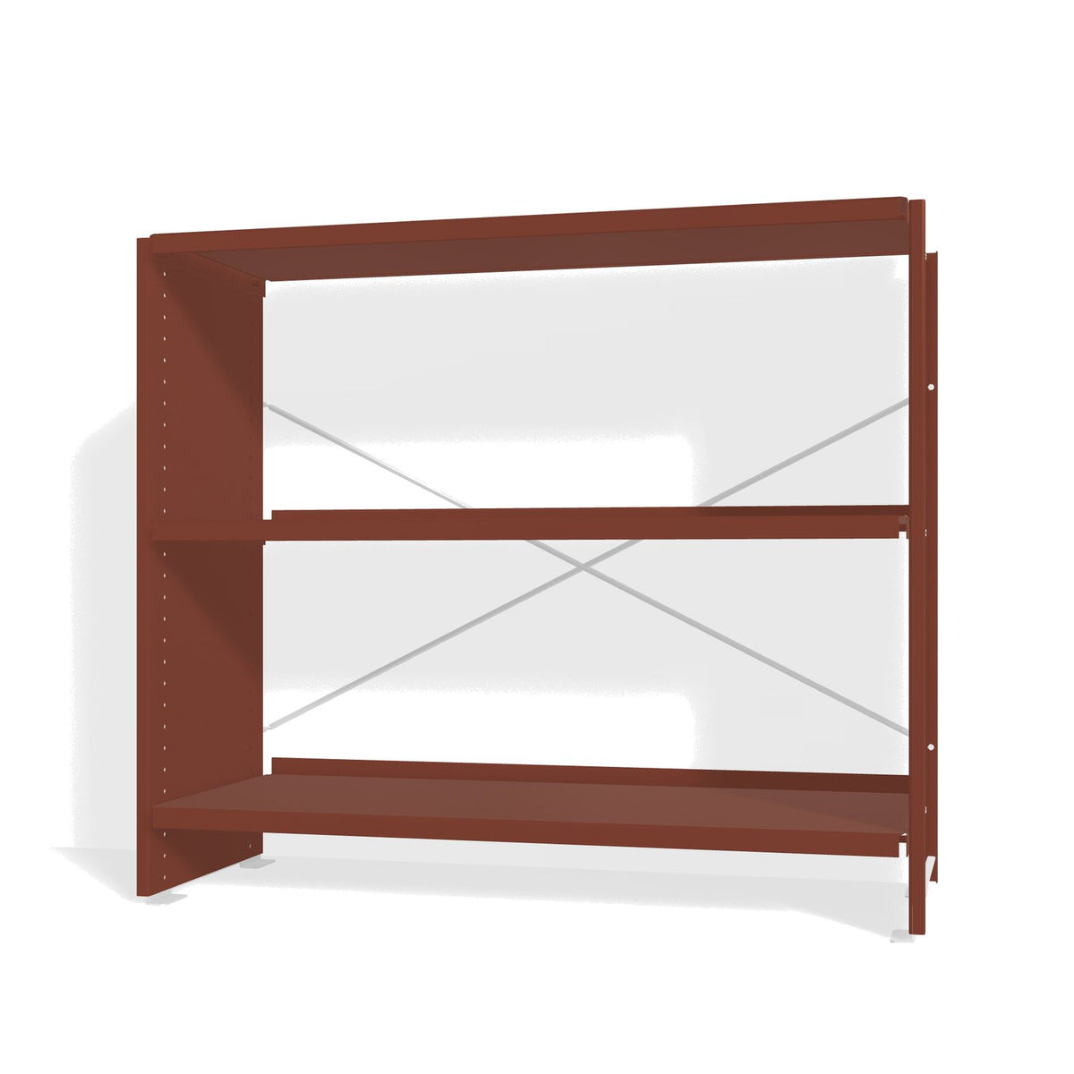 Lehni Aluminium Shelf System Lowboard, open - Pearl Copper - Lehni