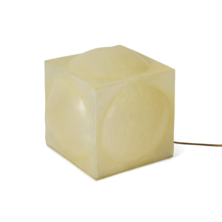 Glassfibre Stehleuchte, Natur – HKLIVING – Ansicht 3