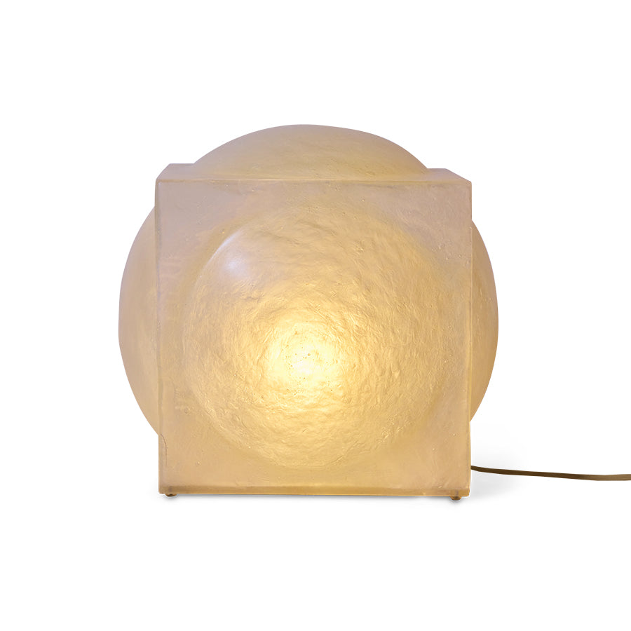 Glassfibre Stehleuchte, Natur – HKLIVING – Ansicht 4