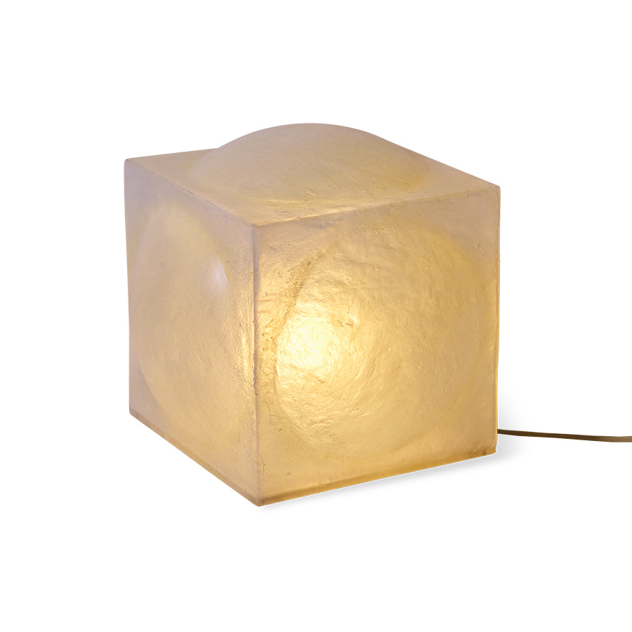 Glassfibre Stehleuchte, Natur – HKLIVING – Ansicht 5