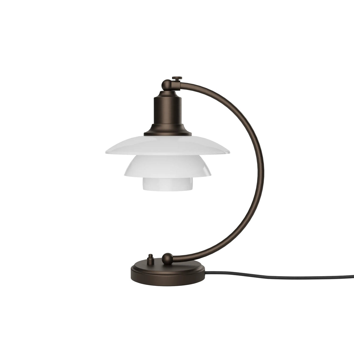 PH 2/2 Luna Aged Brass Opal Table Lamp – Louis Poulsen – view 2