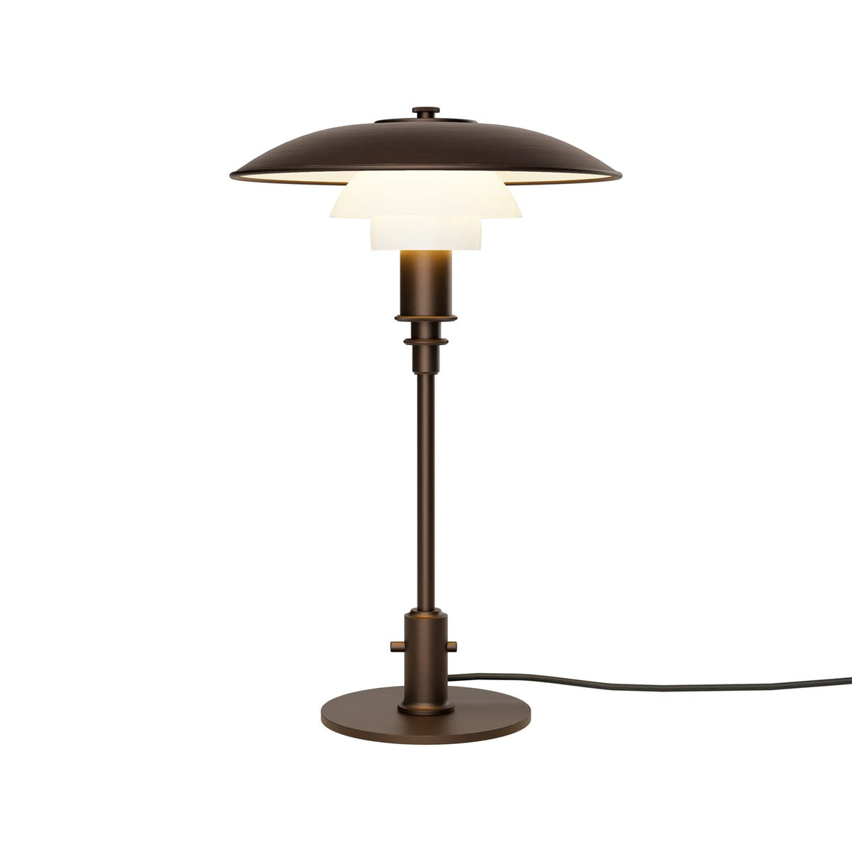 PH 3/2 Aged Brass Opal Table Lamp – Louis Poulsen