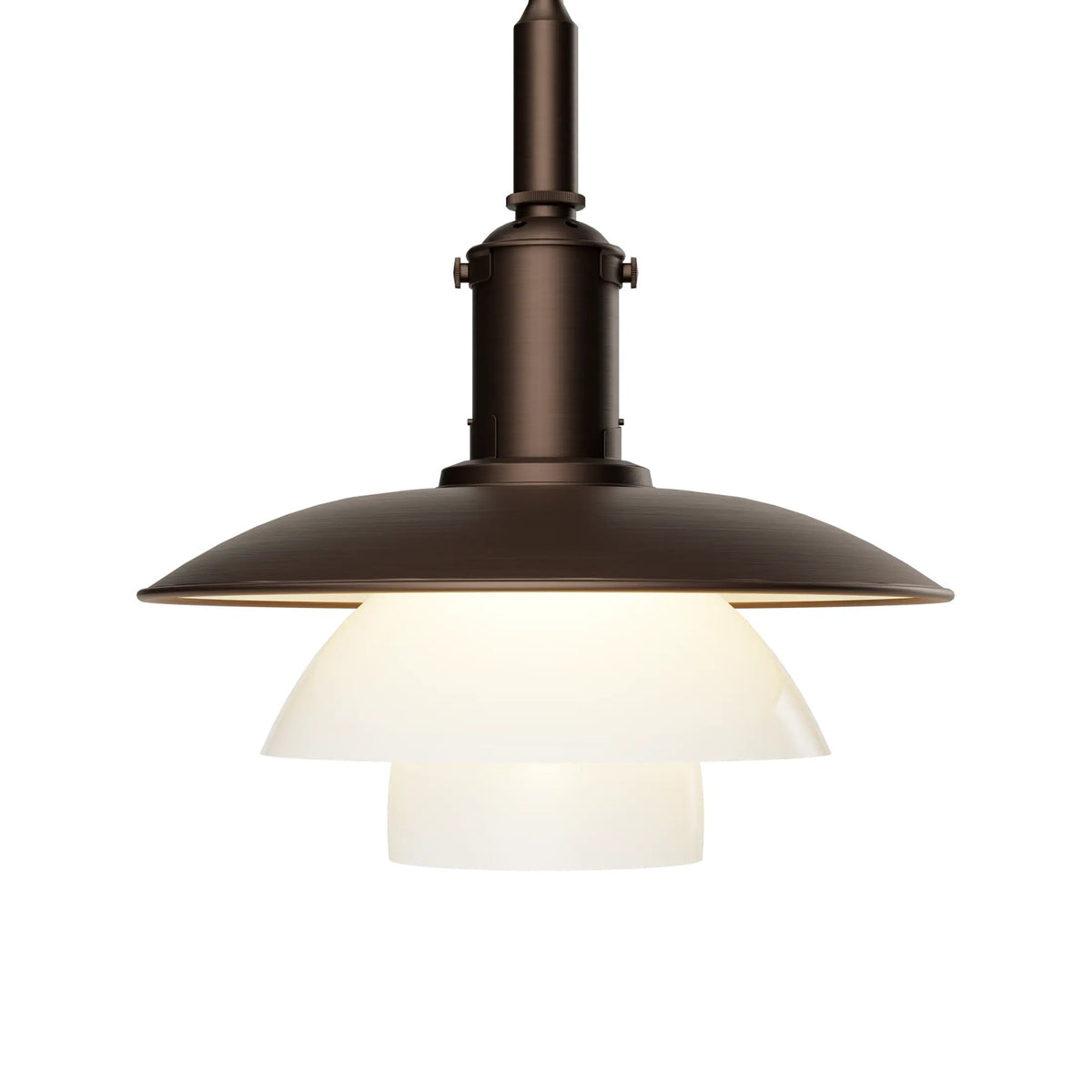 PH 3/3 Aged Brass Opal Pendant Lamp – Louis Poulsen