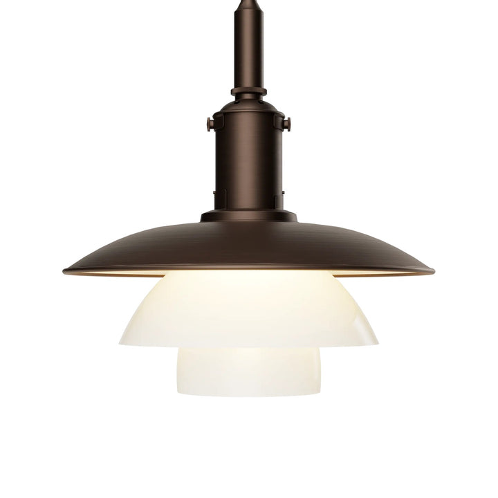 PH 3/3 Aged Brass Opal Pendant Lamp – Louis Poulsen