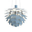 Dusty Blue / High Lustre Chrome Plated