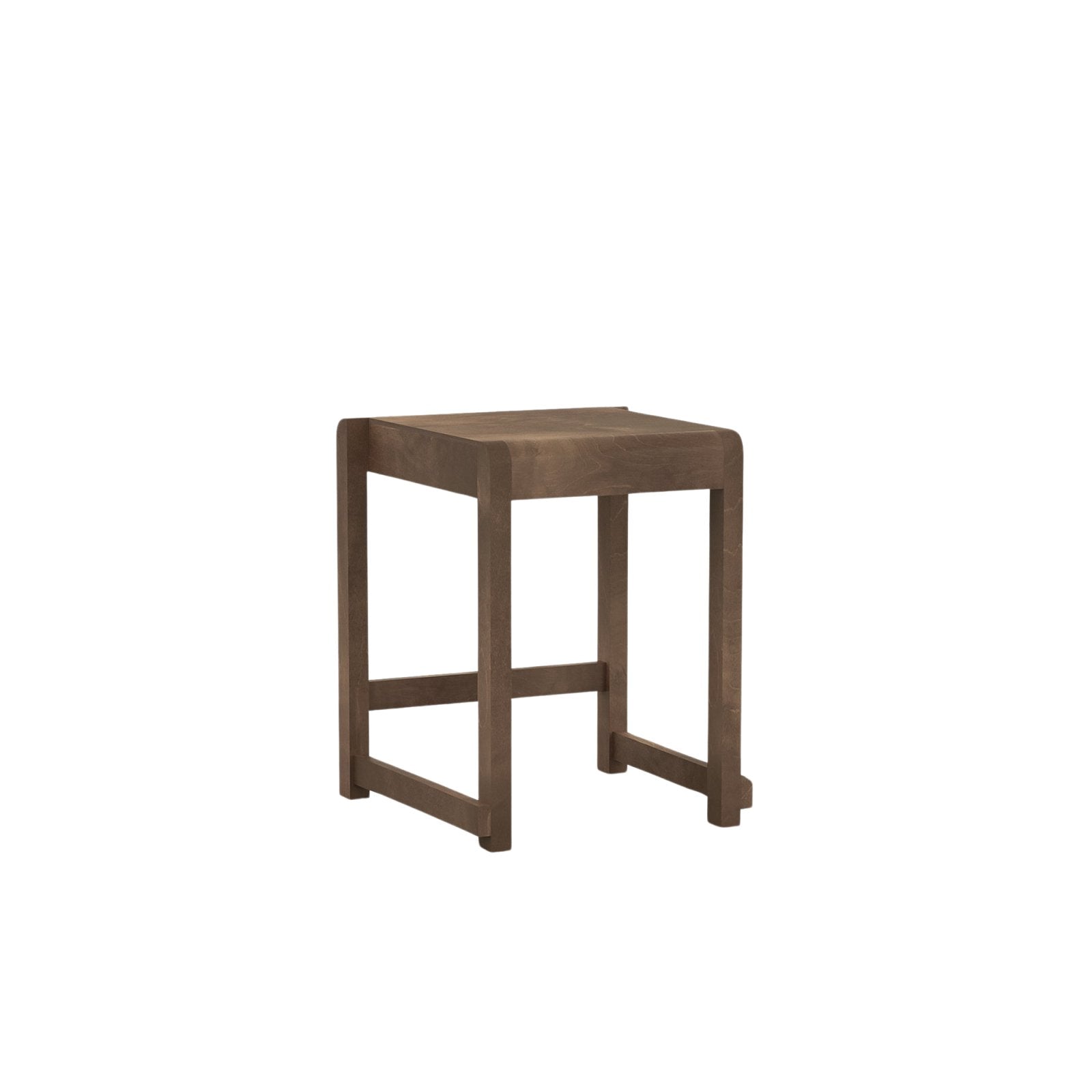 Low Stool 01 - Dark Birch Stools by Frama