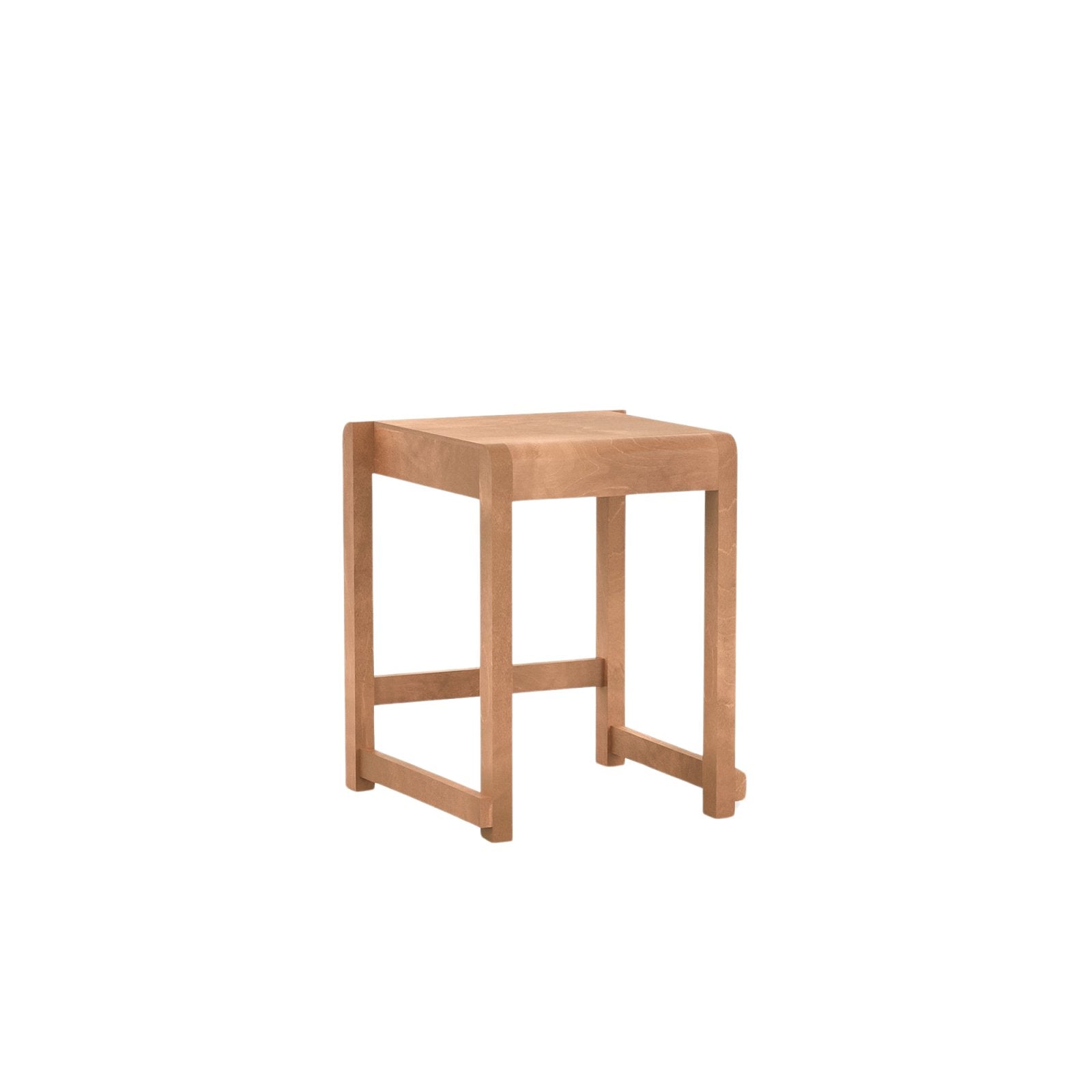 Low Stool 01 - Warm Brown Birch Stools by Frama