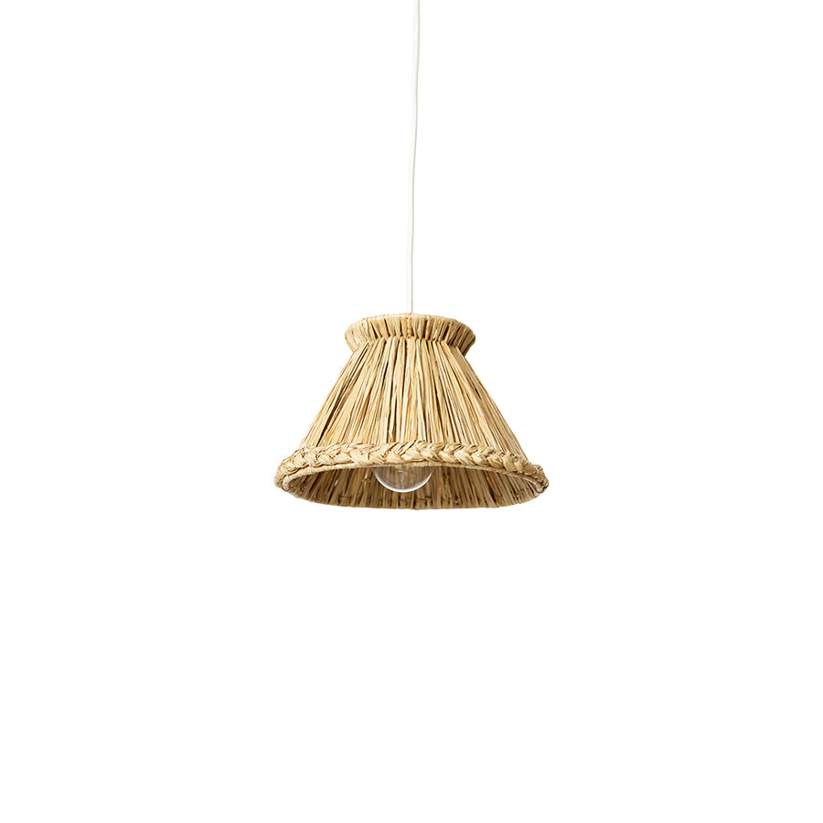 Raffia Pendelleuchte – HKLIVING – Ansicht 4