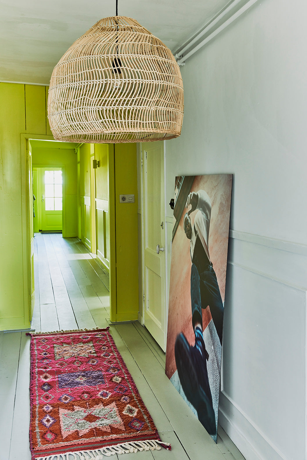 Wicker Pendelleuchte – HKLIVING – Ansicht 2