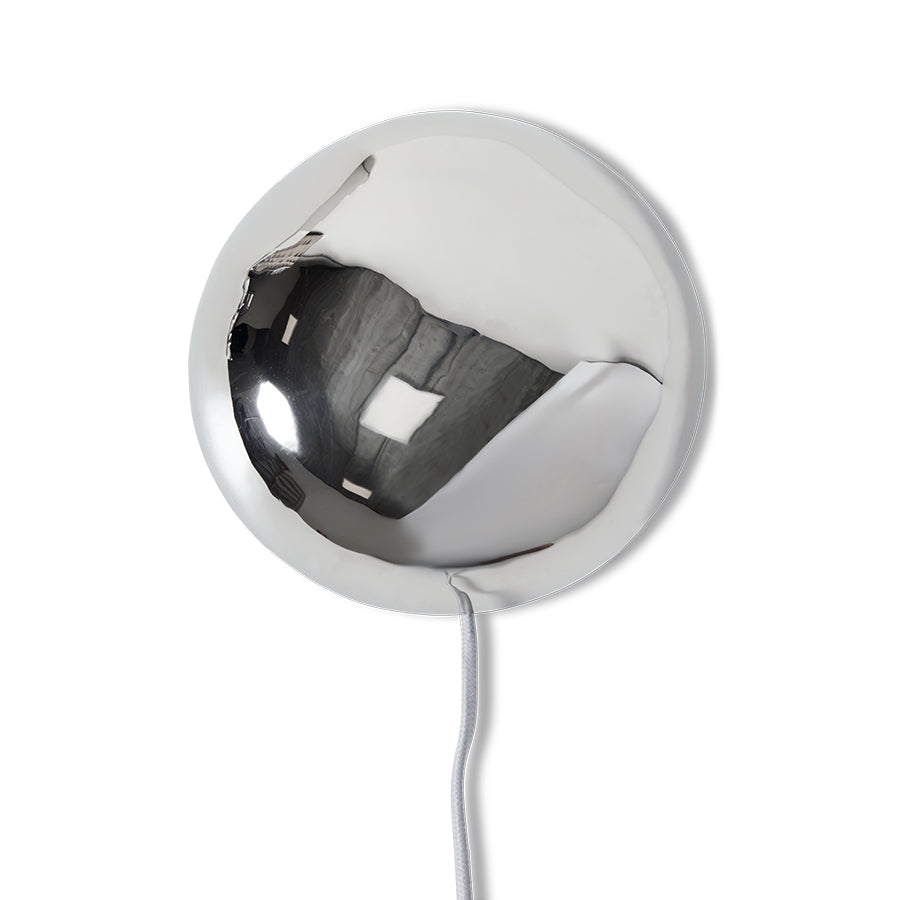 Orb Wall Lamp Chrome