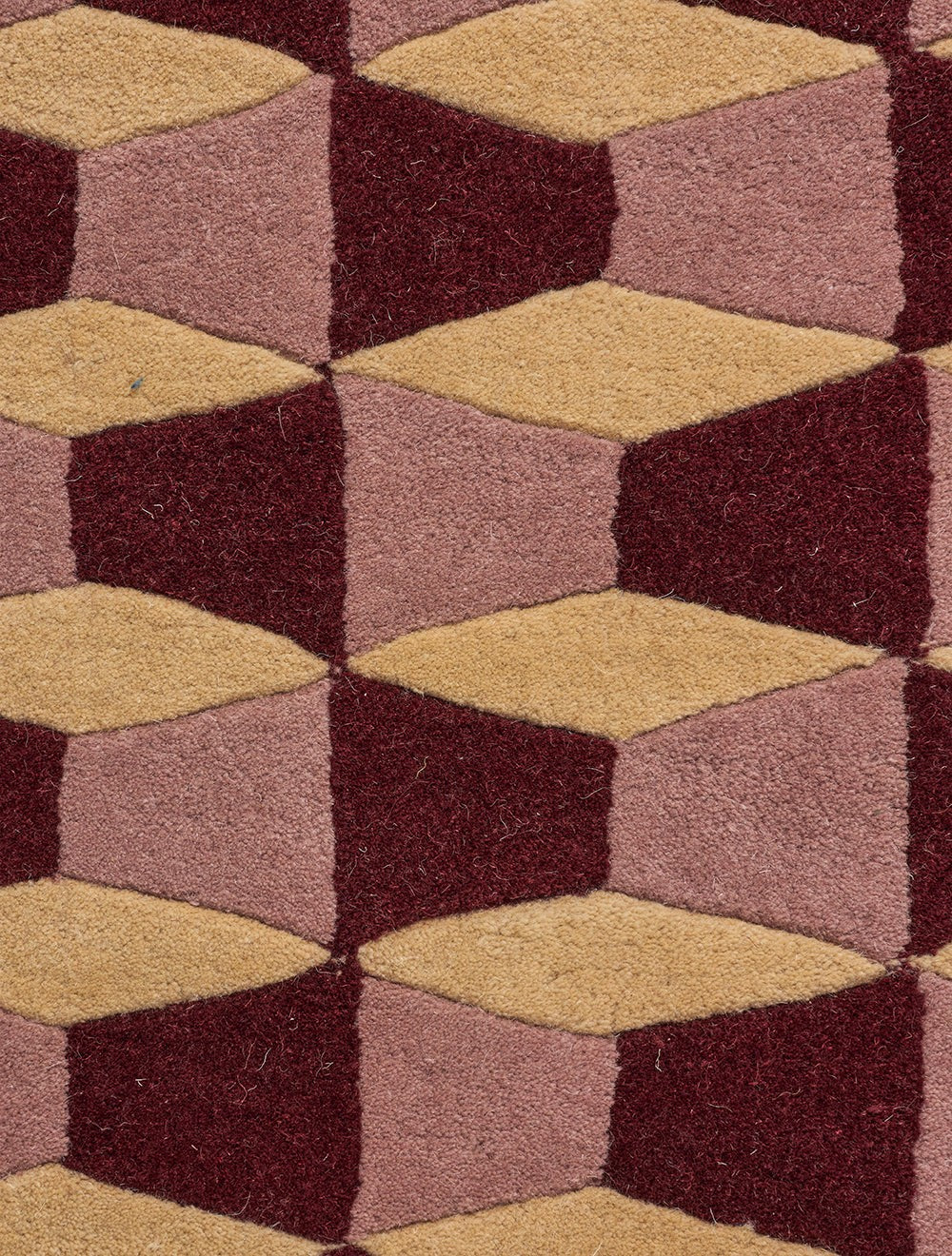 Berry/Oat - Groove Teppich – Massimo Copenhagen – Ansicht 5