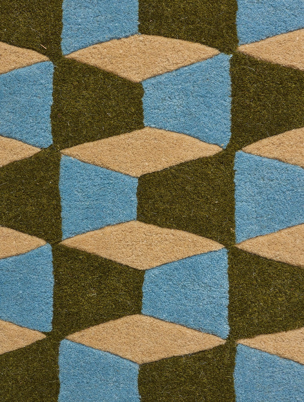 Olive Green/Powder Blue/Oat - Groove Teppich – Massimo Copenhagen – Ansicht 5