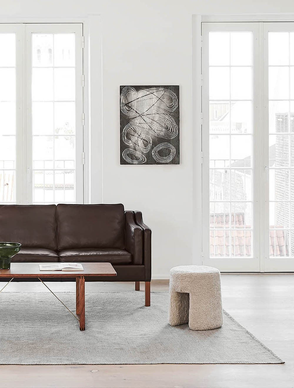 Stone with stitches - Escape Kelim Rug – Massimo Copenhagen – view 2