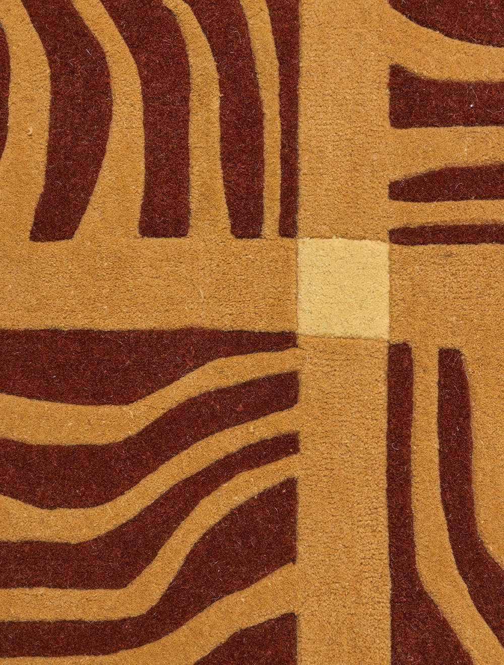 Terracotta - Wave Tempo Teppich – Massimo Copenhagen – Ansicht 4
