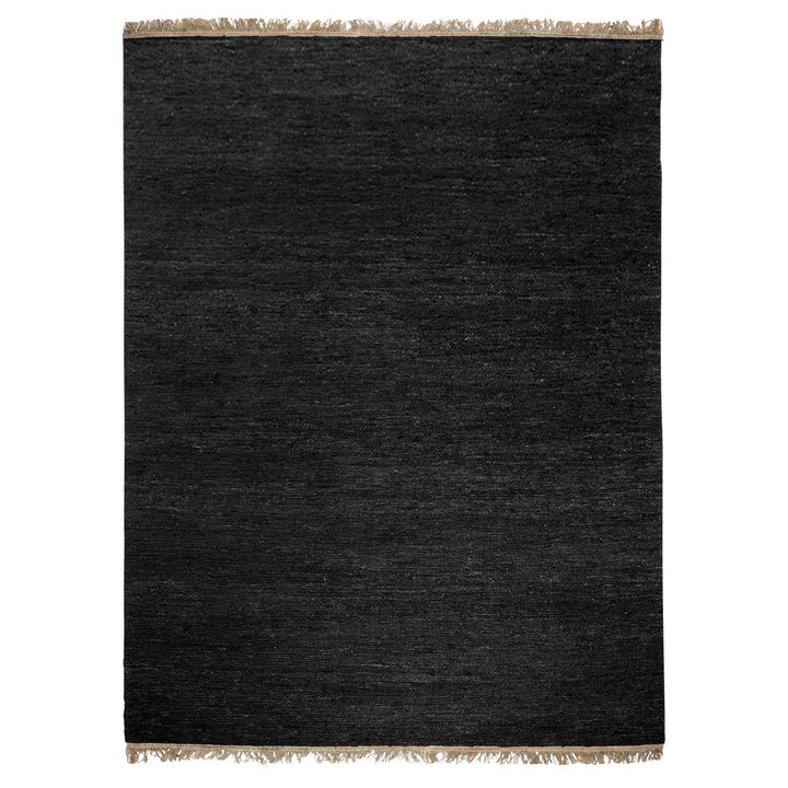 Black mit Fransen - Sumace Teppich – Massimo Copenhagen
