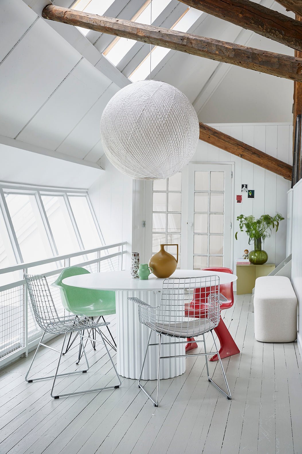 Metal Wire Armchair - Stuhl - HKLIVING